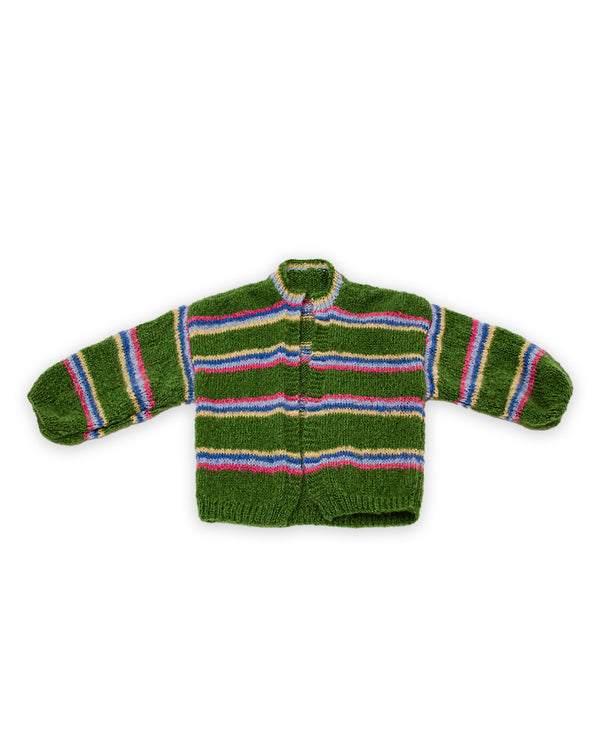 Sour Apple Mohair Knitted Jersey