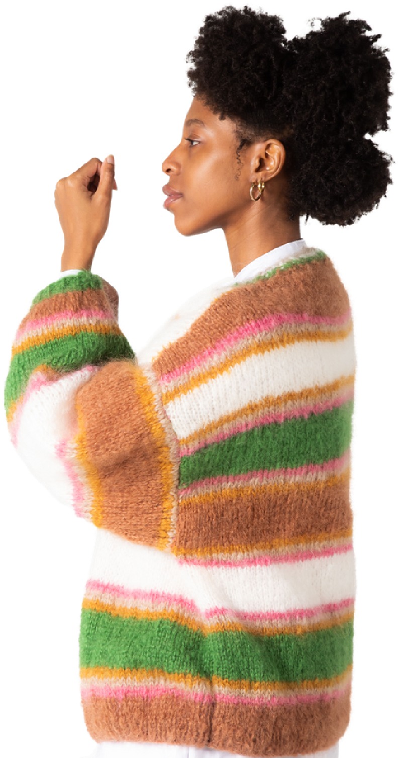 Apple Fizzer Mohair Knitted Jersey