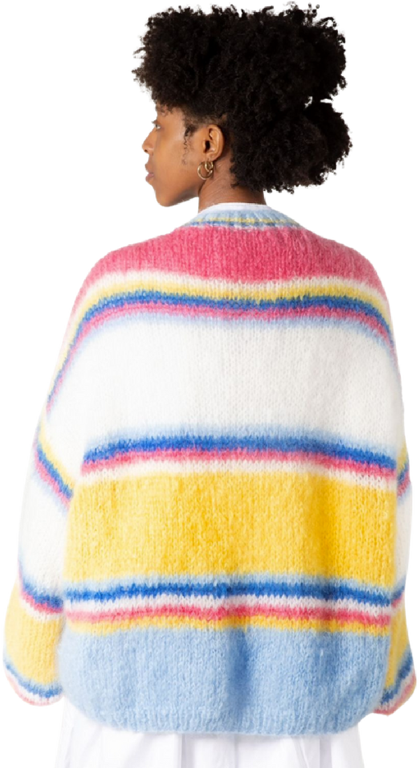 Cotton Candy Mohair Knitted Jersey
